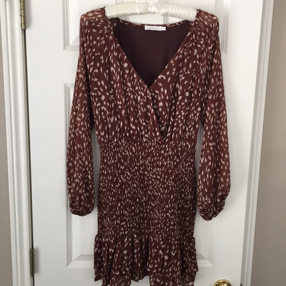 Lush, Romantic Smocked Dress, S